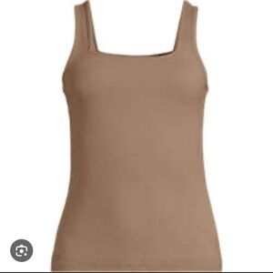 Lands' End Women's desert tan Tank Top new size XS